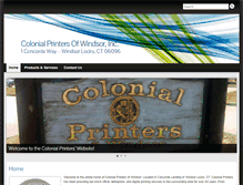 Tablet Screenshot of colonial-printers.com